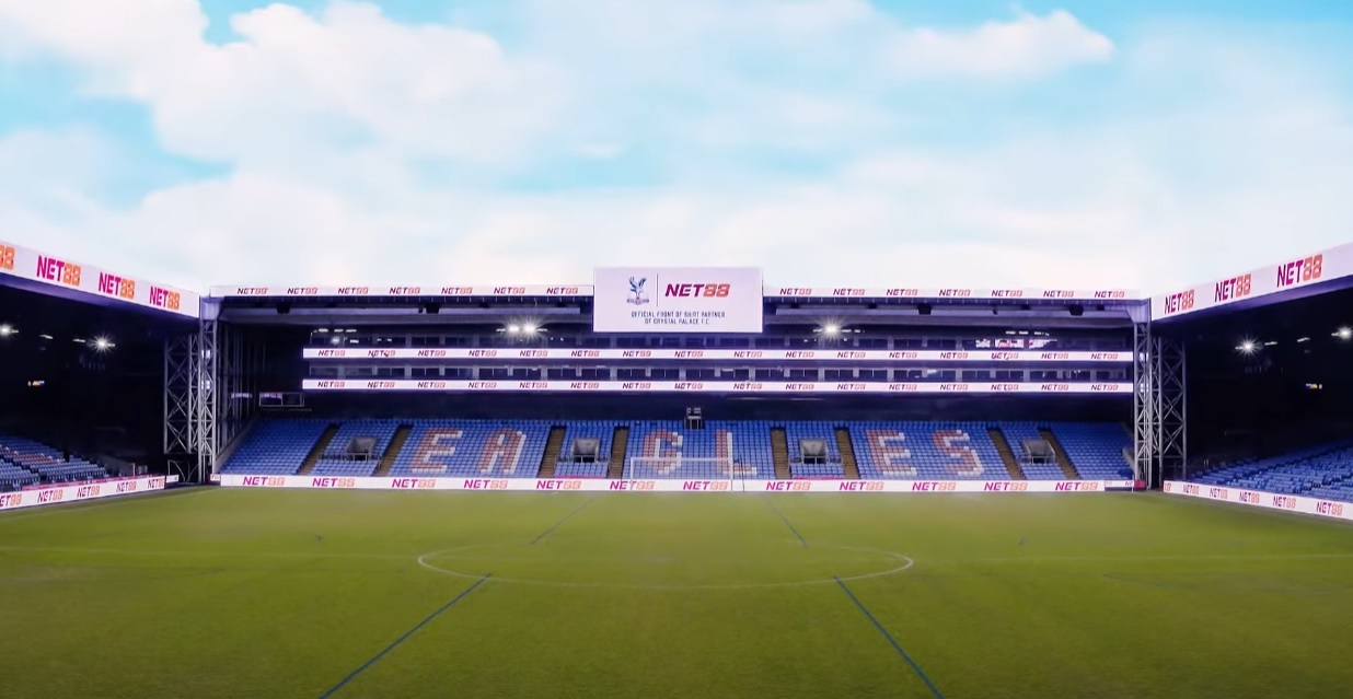 Crystal Palace bày tỏ sự vui mừng và kỳ vọng với nhà tài trợ áo đấu NET88